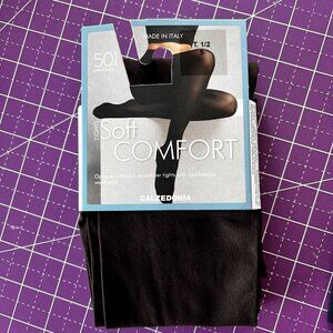 Dk.Brown Tights MADE IN ITALY Calzedonia NWT